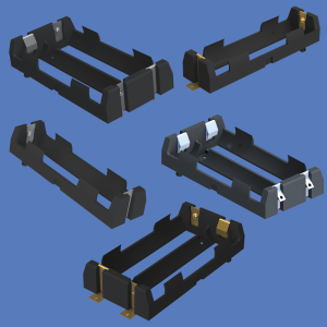 Keystone Europe MEA+India - 18650 lithium ion battery holders